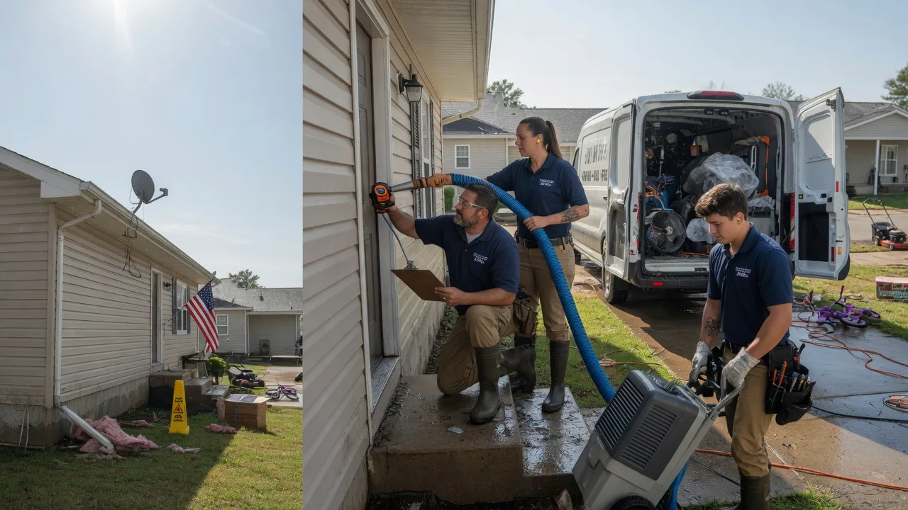 Ceiling Water Damage Restoration in Saint Germain, WI near me